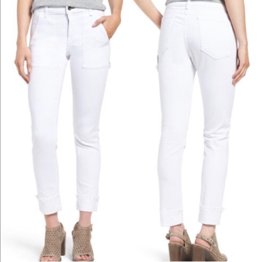 NWT Rag & Bone Carpenter Dre Skinny White Jeans - Size 24 / 27